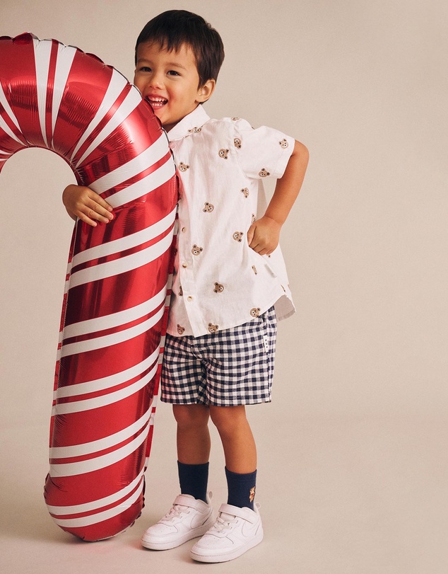 Huxbaby - Check Chino Shorts - Babies