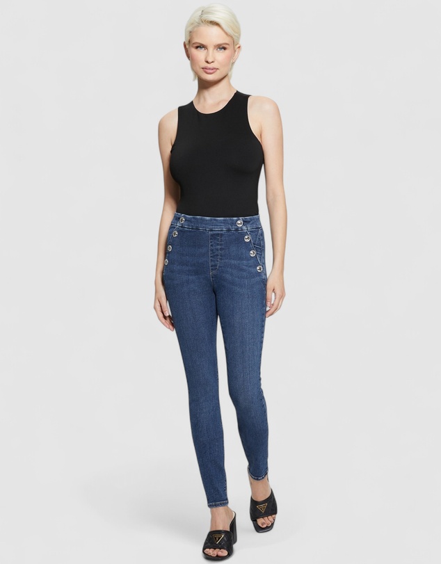 GUESS - High-Rise Aubree Skinny Denim Jeans