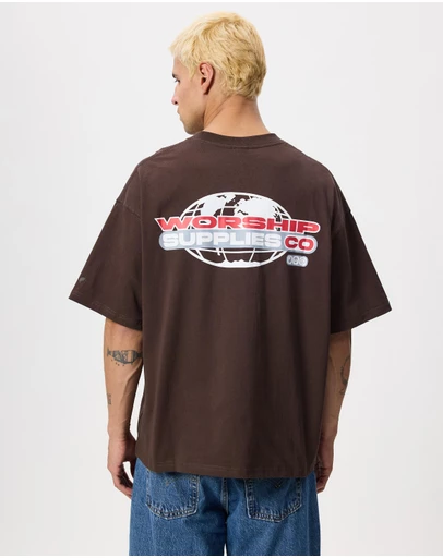 Worship - Global Box Crop Tee