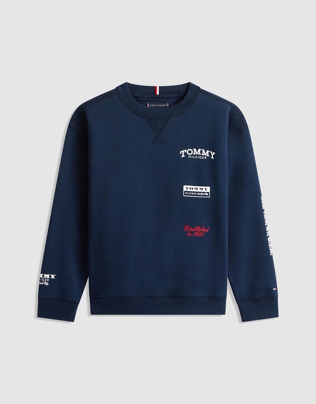 Tommy Hilfiger - Printed Crewneck Sweatshirt - Teens