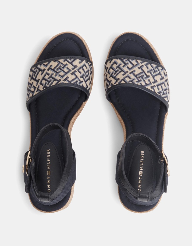 Tommy Hilfiger - Eileen Mid Espadrilles Wedge Jacquard - Women's