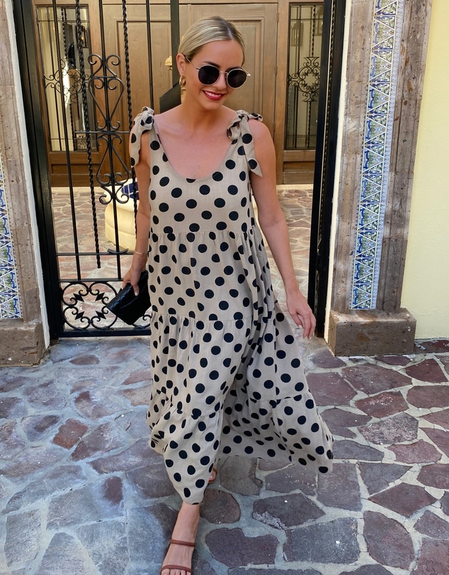 Esther & Co - Lyda Dress - Khaki Spot