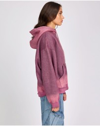 ONE TEASPOON - Smiley Batwing Hoody - Pink