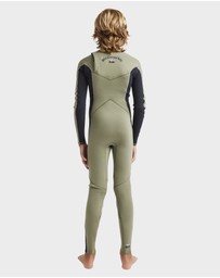 Billabong - Boys 8 to 16 3/2mm Absolute Natural Chest Zip Wetsuit