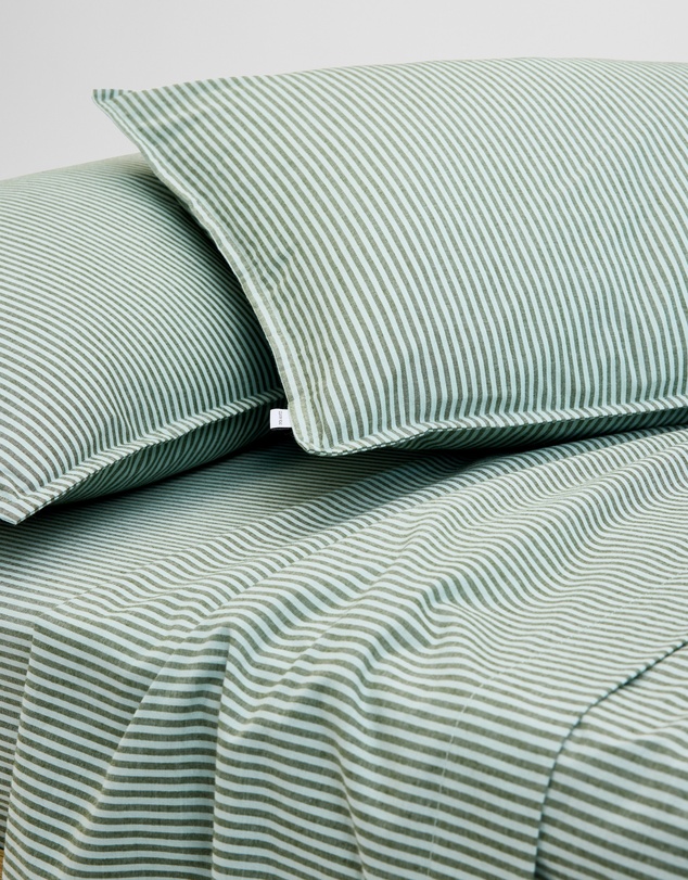Country Road - Brae Australian Cotton Stripe Standard Pillowcase Pair