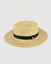 FORD MILLINERY - Betsy Boater with Grosgrain