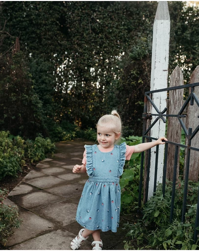 Purebaby - Embroidered Pinnie-Kids-Babies