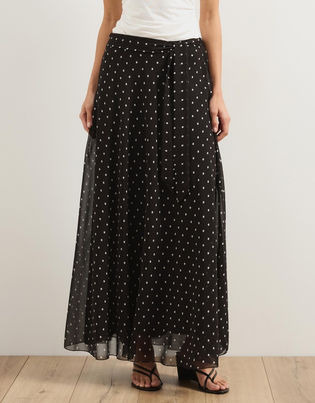 Atmos&Here - Rumi Polka Dot Maxi Skirt