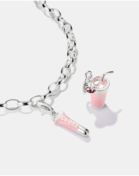 THOMAS SABO - THOMAS SABO Original Charm Pendant Pink Lipgloss