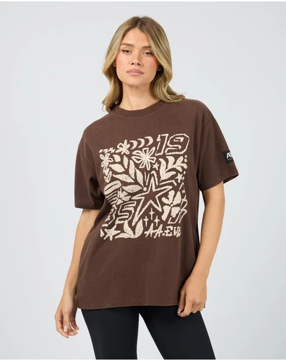 All About Eve - Centered Relaxed Tee Brown