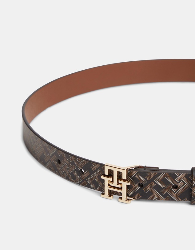 Tommy Hilfiger - TH Logo 2.5 Mono Print Belt
