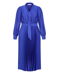 City Chic - Plus sizeMarily Pleat Midi Dress - sapphire