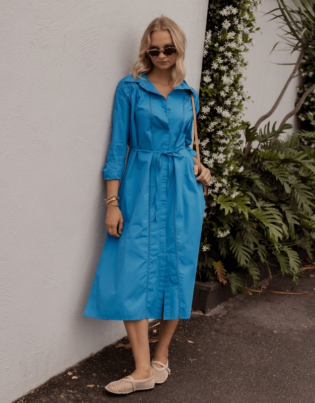 ALEXANDRA - Thiago Dress Blue Teal