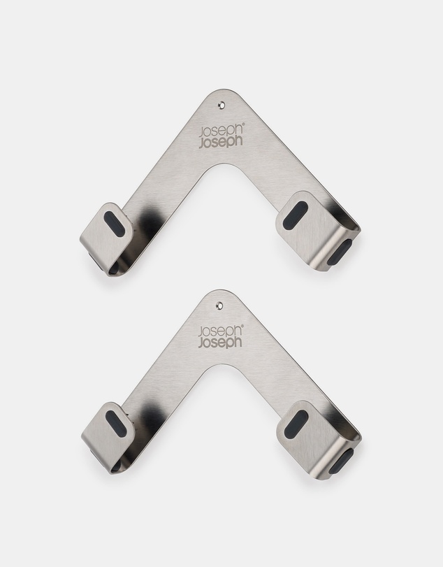 Joseph Joseph - Space Pack of 2 Stainless Steel Pan Lid Holders