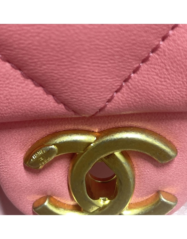 Chanel - Pre-Loved Mini Quilted Lambskin Funky Town Flap