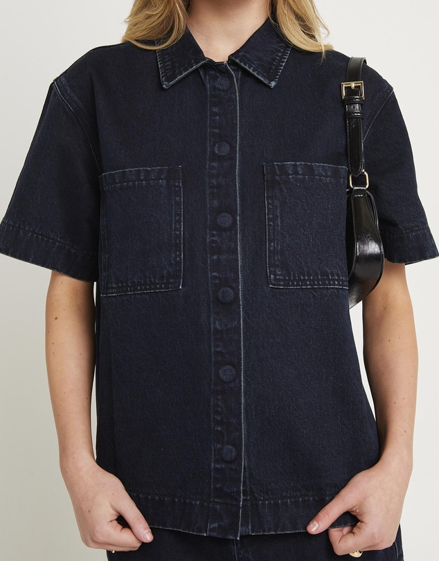 Subtitled - Tide Boxy Denim Shirt