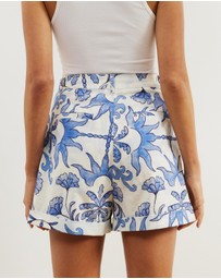 Atmos&Here - Isla Linen Blend Shorts
