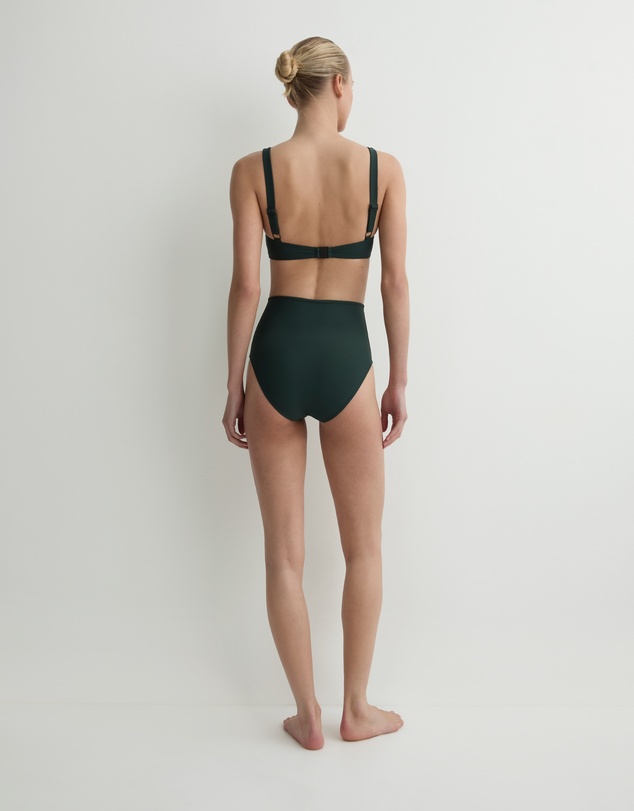 BONDI BORN - Clio Bikini Top - Forest (Sculpteur®)
