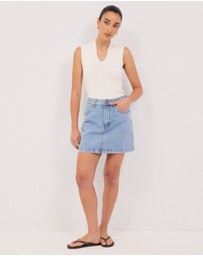 Calli - Cassie Denim Mini Skirt
