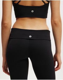 Cotton On Body Active - Ultra Soft Roll Over Flare Tights