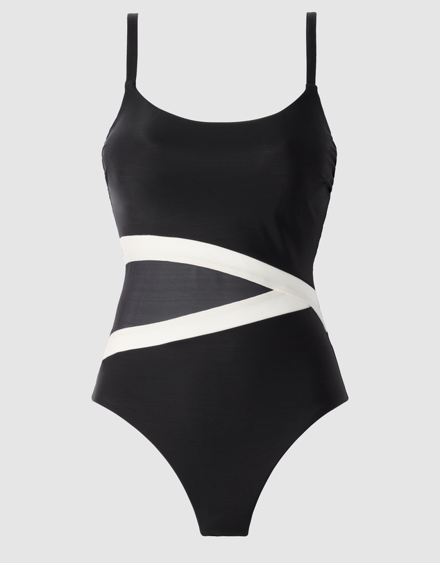 Miraclesuit Swimwear  - Spectra Lyra Underwired One-Piece Shaping Swimsuit with Mesh