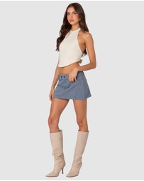 EDIKTED - Louisa Denim Mini Skirt