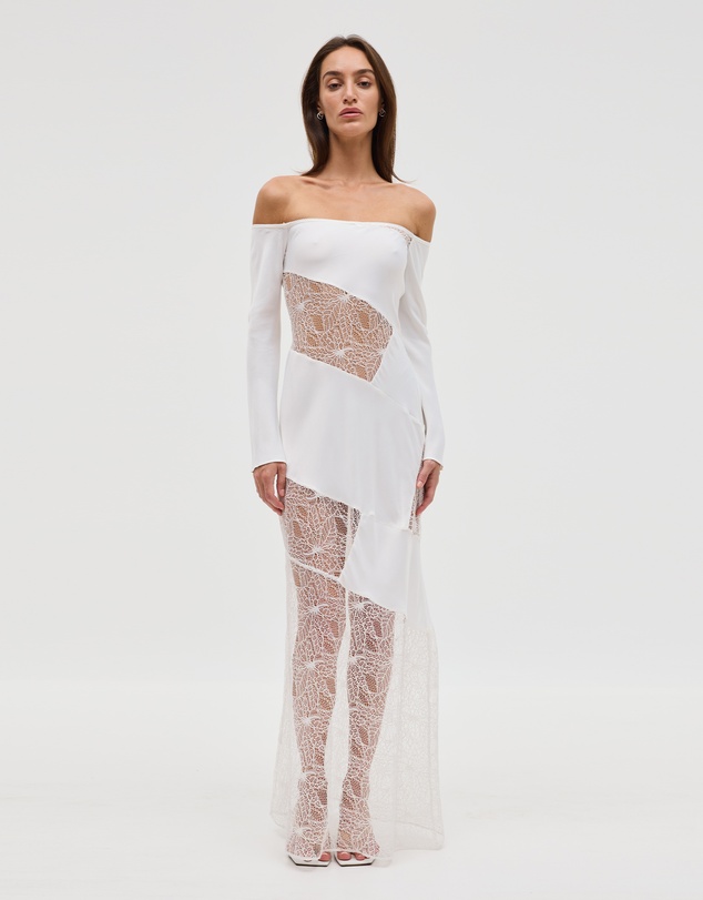 Third Form - Inhale Panel Off Shoulder Dress