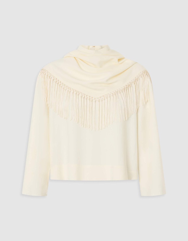 Oroton - Scarf Detail Top
