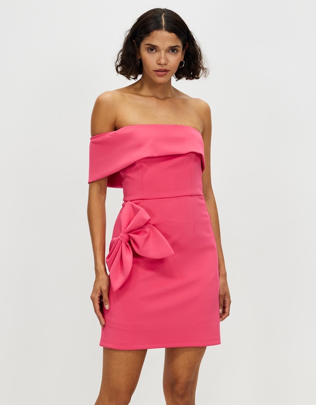 Romance by Honey and Beau - Serena Bow Mini Dress
