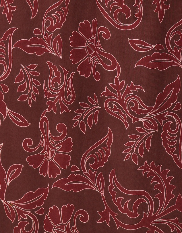 Petal & Pup - Keziah Long Sleeve Maxi Dress - Burgundy Paisley