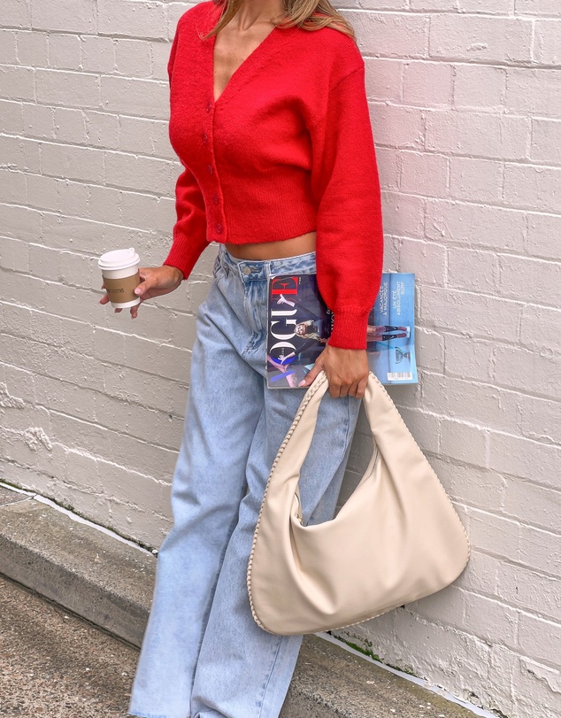 Beginning Boutique - She's Yours Light Wash Denim Wide Leg Boyfriend Jeans