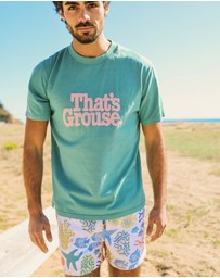 Skwosh - That's Grouse Slang Tee in Green