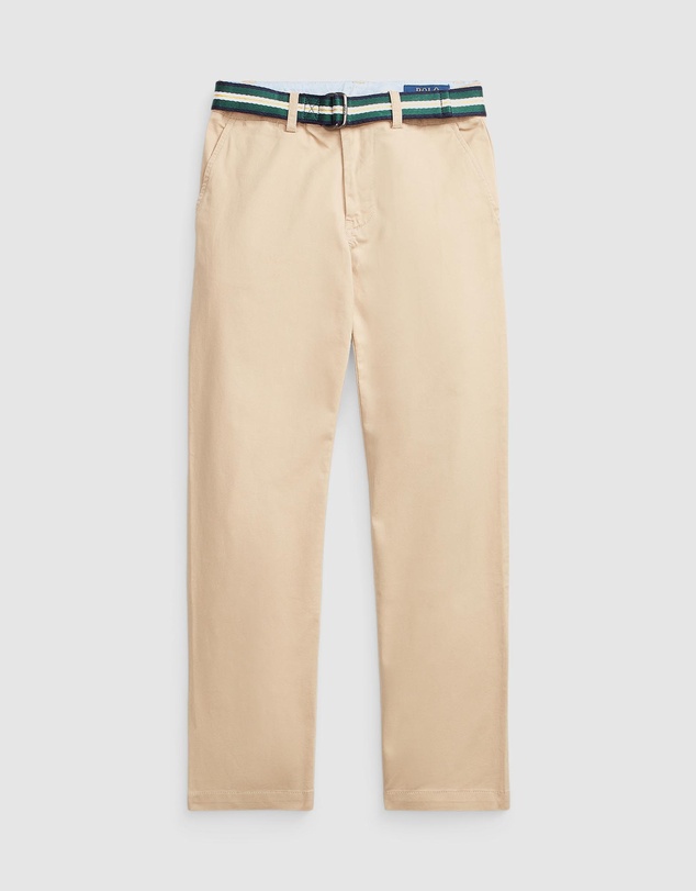 Polo Ralph Lauren - Belted Slim Fit Stretch Twill Pants - Teens