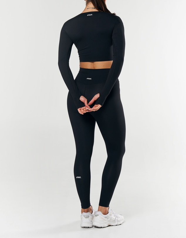 STAX. - Scoop Long Sleeve NANDEX™ - Black