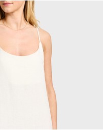 Academy Brand - Essential Linen Slip Dress