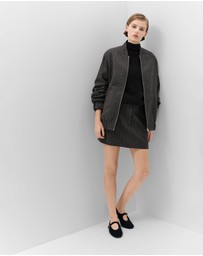 UNISON - Check Tailored Mini Skirt