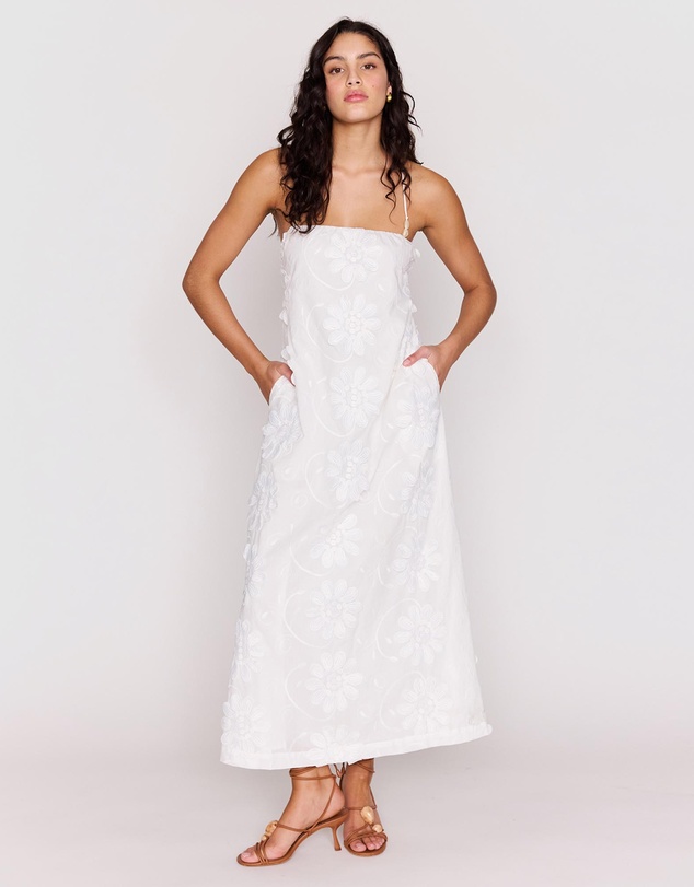 MINKPINK - Alessia Lace Back Maxi Dress