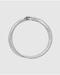 Nialaya Jewellery - Sterling Silver Wrap-Around Bracelet