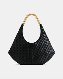 JW PEI - Olivia Hand-Woven Metal Handle Hobo Bag