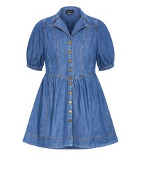 City Chic - Kai Denim Mini Dress