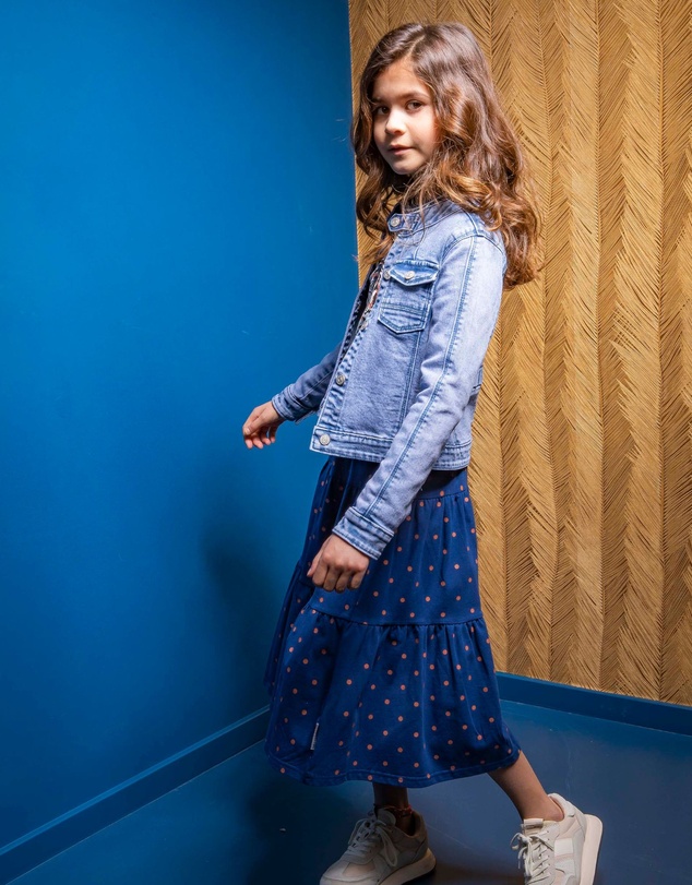 B.Nosy - Polka Dot Maxi Skirt - Kids-Teens