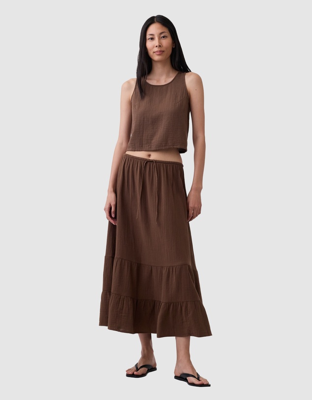 GAP - Ewaist Gauze Skirt