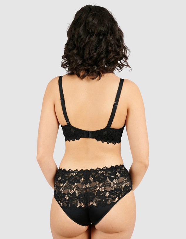 Sans Complexe - Arum Prima Mid Rise Sheer Stretch Lace Brief