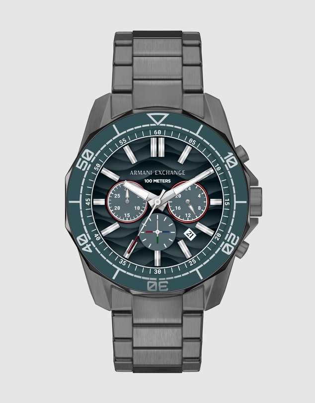 Armani Exchange - Gun-Metal Chronograph Watch