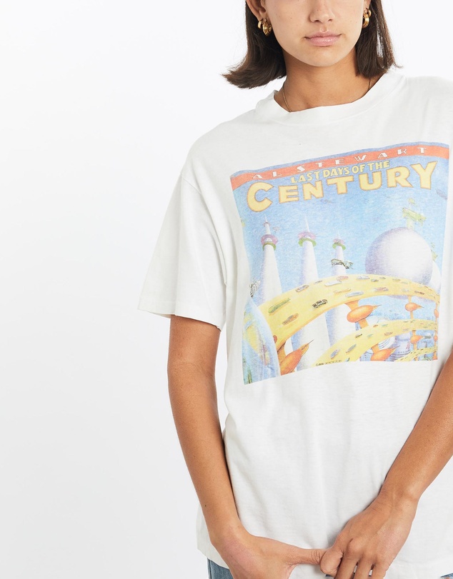 Vintage by The Real Deal - Pre Loved - Vintage 90s Al Stewart Last Days of the Century Music Tee
