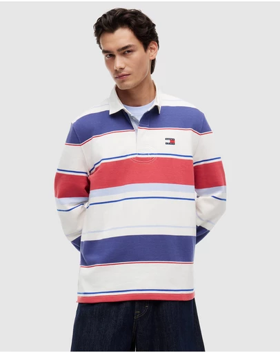 Tommy Jeans - Relaxed Stripe Rugby