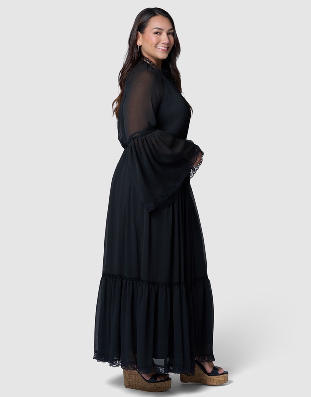 The Poetic Gypsy - Echoed Maxi Dress