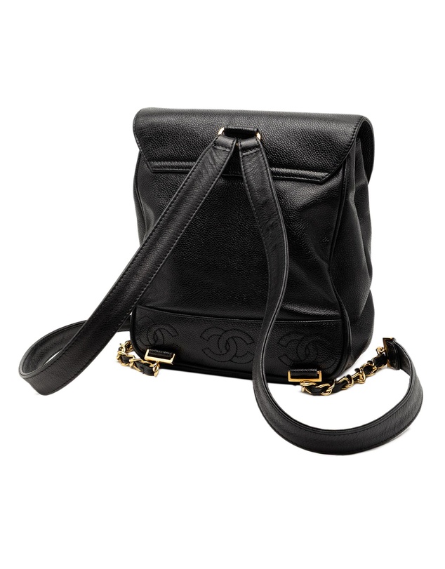 Pre-Loved by Azura Reborn - Pre-Loved Caviar Triple CC Backpack