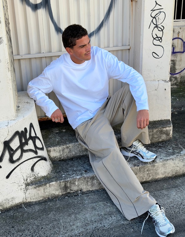 Zanerobe - Piping Track Pant Stone