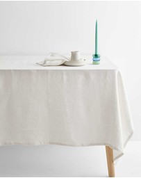Aura Home - Vintage Pure Linen Tablecloth